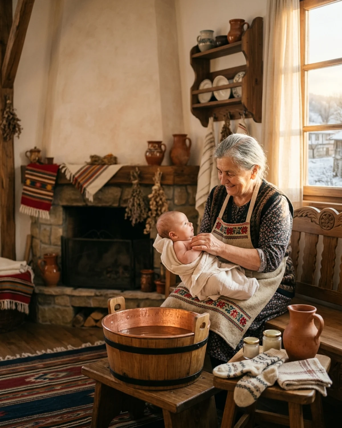 Фон за картичка за Бабинден